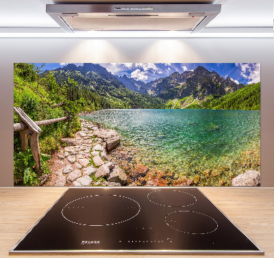 Glasrückwand für die küche Das Meeresauge der Tatra-Berge