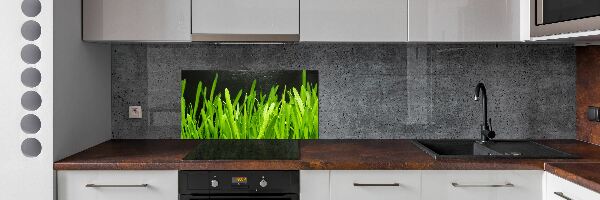 Küchen wandpaneel Gras