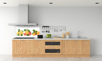 Platte für Küchenrückwand Zitrusfrüchte