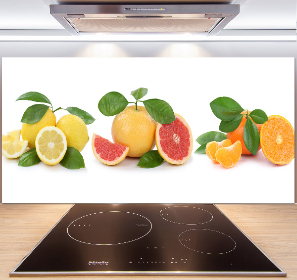 Platte für Küchenrückwand Zitrusfrüchte