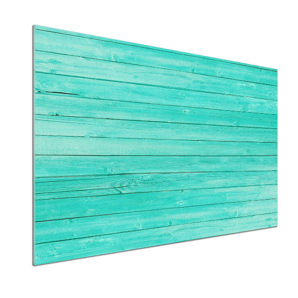 Glasrückwand für die küche Grüne Bretter