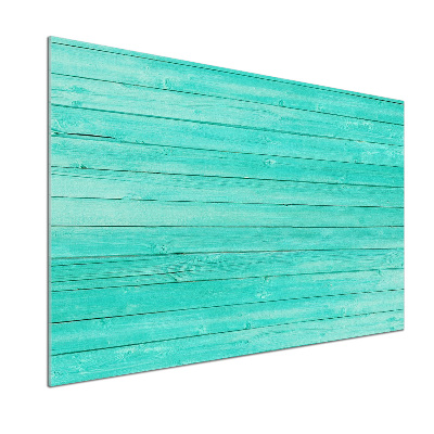 Glasrückwand für die küche Grüne Bretter