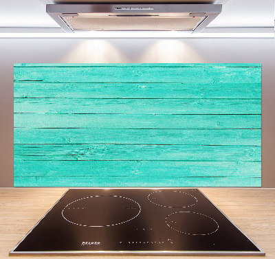 Glasrückwand für die küche Grüne Bretter