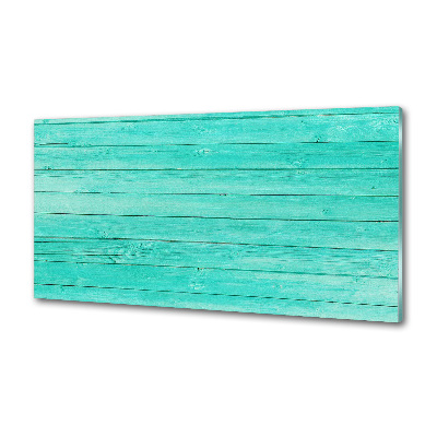 Glasrückwand für die küche Grüne Bretter