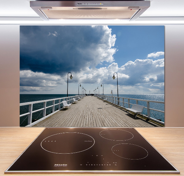 Platte für Küchenrückwand Pier in Orłowo