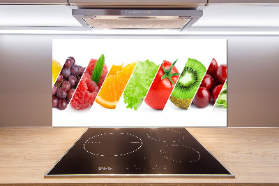 Küchen wandpaneel Obst und Gemüse