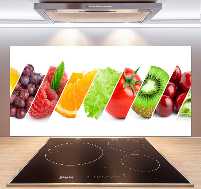 Küchen wandpaneel Obst und Gemüse