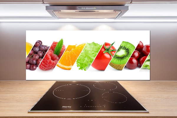 Küchen wandpaneel Obst und Gemüse