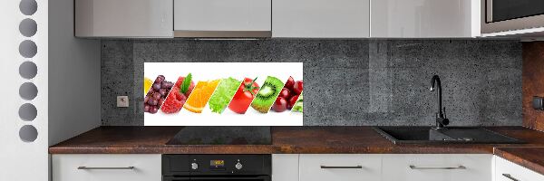 Küchen wandpaneel Obst und Gemüse