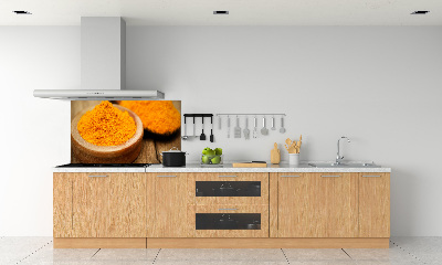 Platte für Küchenrückwand Kurkuma-Gewürz