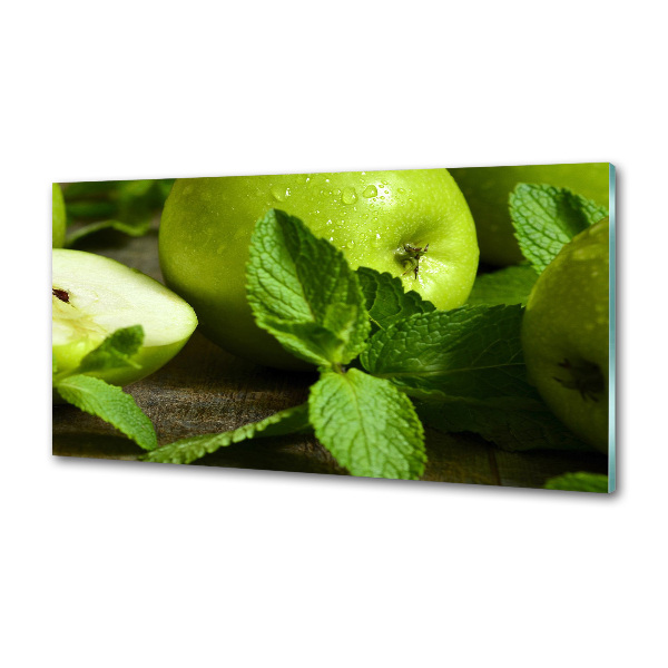 Küchen wandpaneel Grüne Äpfel