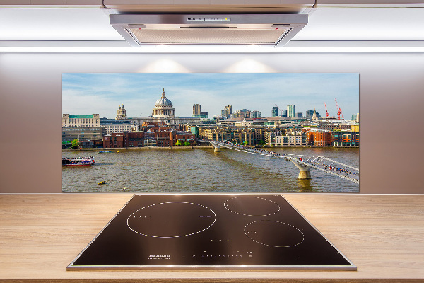 Glasrückwand für die küche Themse London