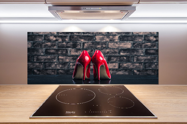 Küchen wandpaneel Rote High Heels