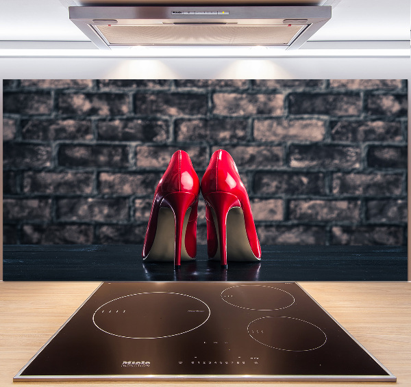Küchen wandpaneel Rote High Heels