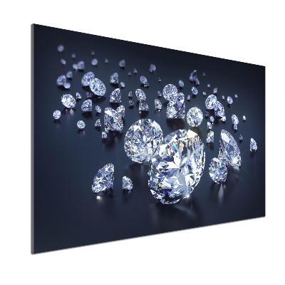 Platte für Küchenrückwand Diamanten