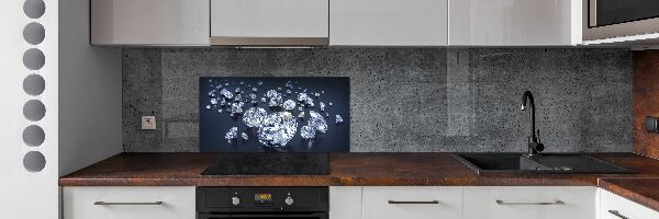 Platte für Küchenrückwand Diamanten