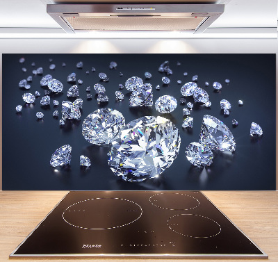 Platte für Küchenrückwand Diamanten