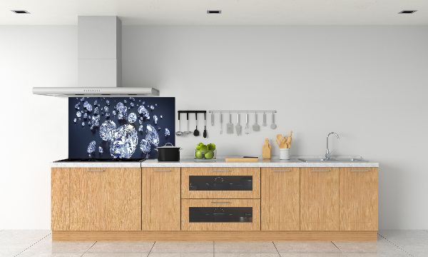 Platte für Küchenrückwand Diamanten