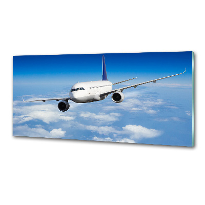 Platte für Küchenrückwand Ein Flugzeug in der Luft