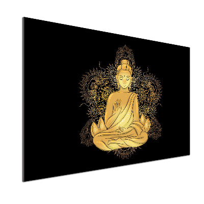Küchen wandpaneel Sitzender Buddha
