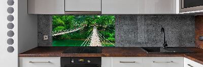 Küchen wandpaneel Brücke über den Fluss