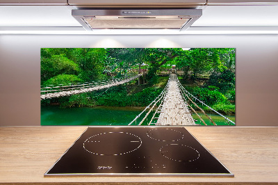 Küchen wandpaneel Brücke über den Fluss