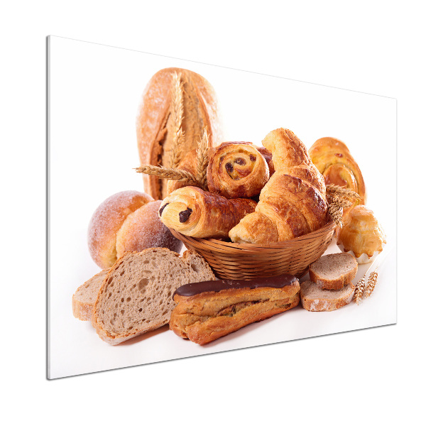 Glasrückwand für die küche Brot