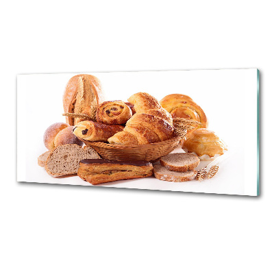 Glasrückwand für die küche Brot