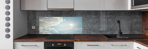 Küchen wandpaneel Wolken am Himmel