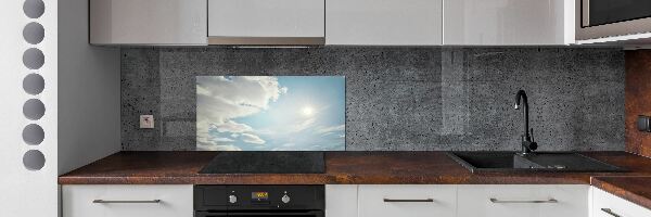 Küchen wandpaneel Wolken am Himmel