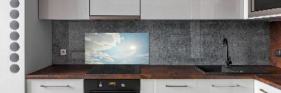 Küchen wandpaneel Wolken am Himmel