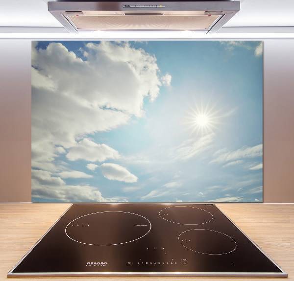 Küchen wandpaneel Wolken am Himmel