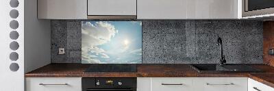 Küchen wandpaneel Wolken am Himmel