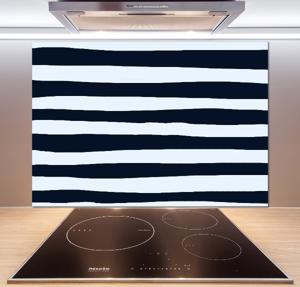 Glasrückwand für die küche Gestreifter Hintergrund