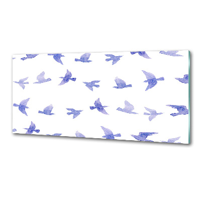 Küchen wandpaneel Schwalben