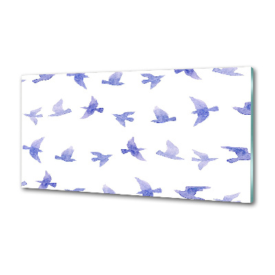 Küchen wandpaneel Schwalben