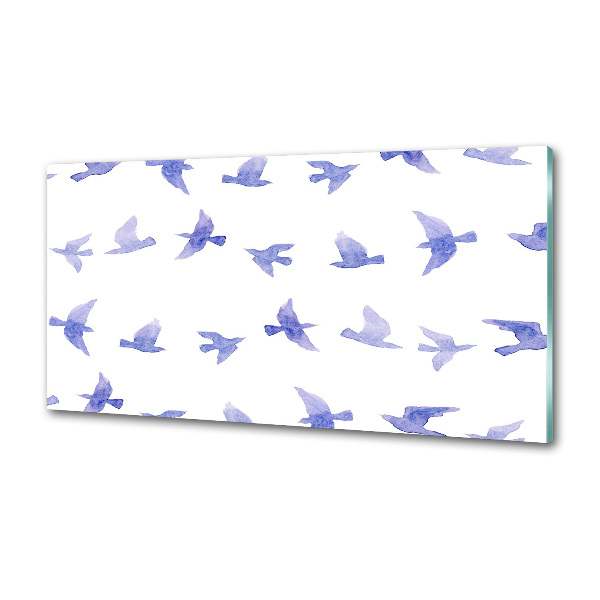 Küchen wandpaneel Schwalben