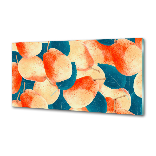 Küchen wandpaneel Birnen