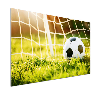 Platte für Küchenrückwand Der Ball ist im Tor