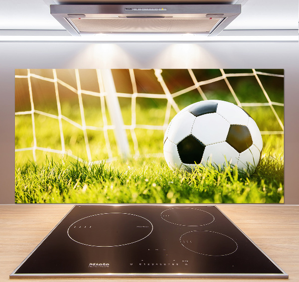 Platte für Küchenrückwand Der Ball ist im Tor