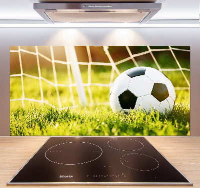 Platte für Küchenrückwand Der Ball ist im Tor