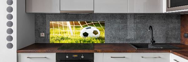 Platte für Küchenrückwand Der Ball ist im Tor