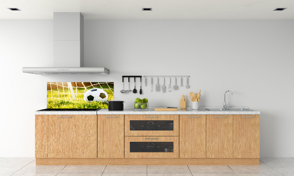 Platte für Küchenrückwand Der Ball ist im Tor