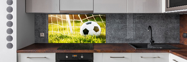 Platte für Küchenrückwand Der Ball ist im Tor