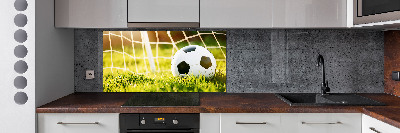 Platte für Küchenrückwand Der Ball ist im Tor