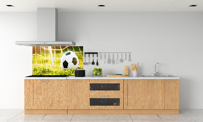 Platte für Küchenrückwand Der Ball ist im Tor