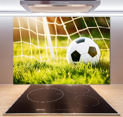 Platte für Küchenrückwand Der Ball ist im Tor