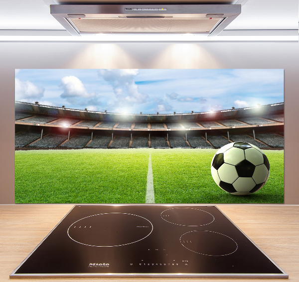 Küchen wandpaneel Der Ball auf dem Spielfeld