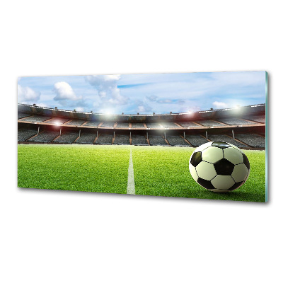 Küchen wandpaneel Der Ball auf dem Spielfeld