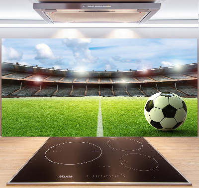 Küchen wandpaneel Der Ball auf dem Spielfeld